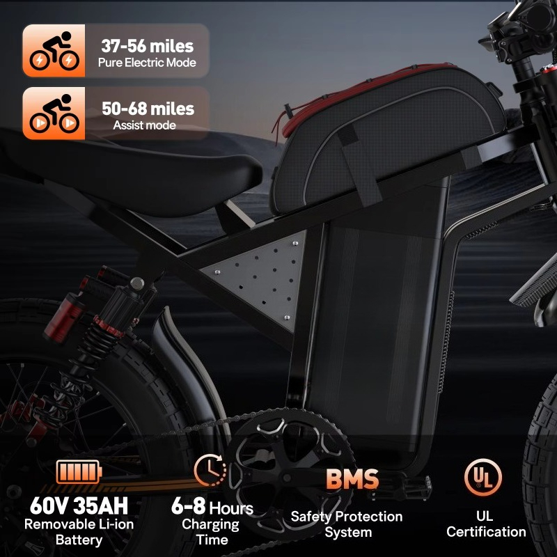 Bopzin 3000W 60V 35Ah Stealth  - 3000W Stealth Bomber Motor recension och pris