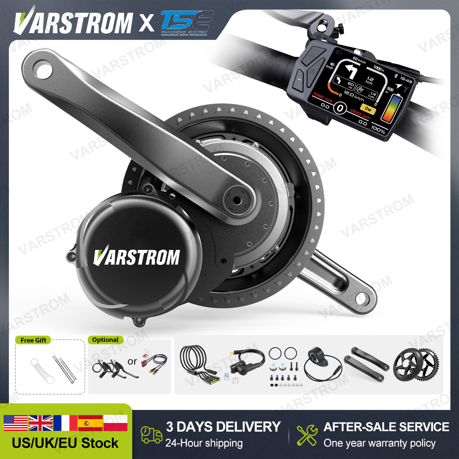 [3Day Delivery] Tongsheng Mid  - Side Hung Mid Drive Motor Kit recension och pris