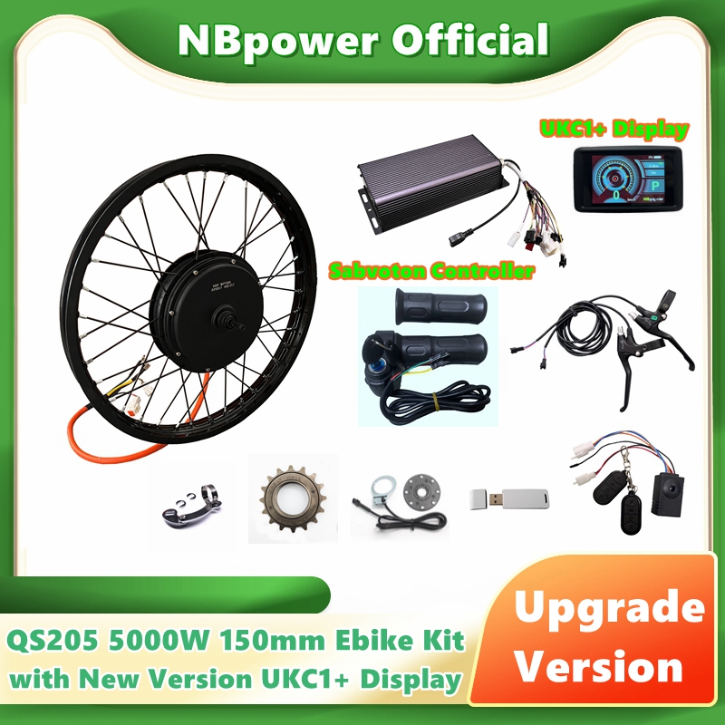 NBpower/QS205 5000W V3 150mm R - 5000W Hub Motor Kit 72V recension och pris