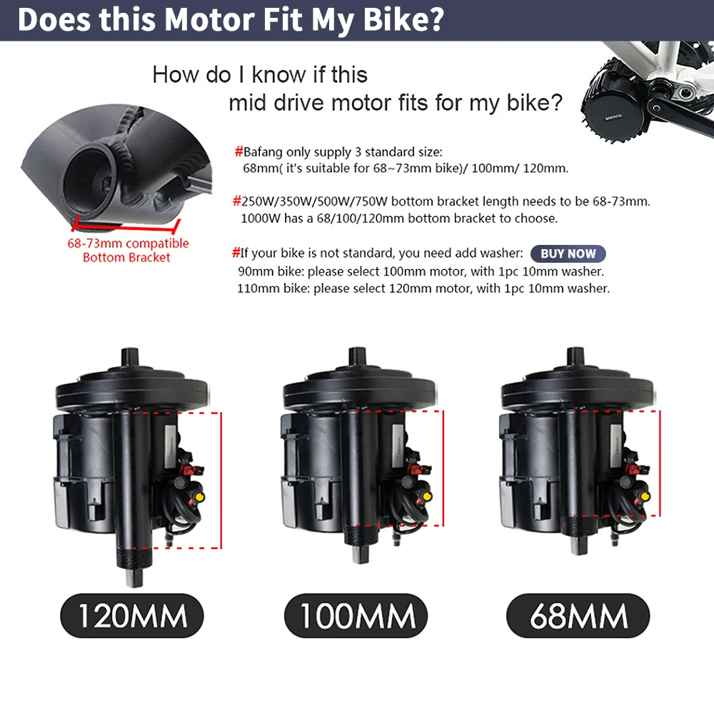 Bafang BBSHD 1000W 52V 48V 68m - Mid Drive Conversion Kit 1000W recension och pris