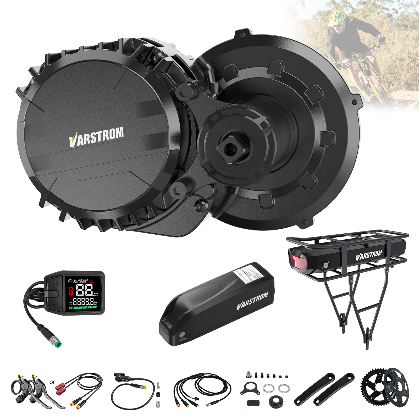 Varstrom 750W Mid Motor Kit To - Side Hung Mid Drive Motor Kit recension och pris