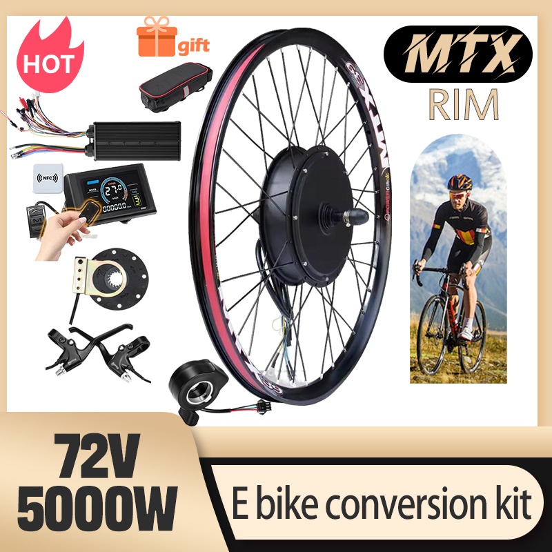 MTX39 E bike Conversion Kit 72 - 5000W Hub Motor Kit 72V recension och pris