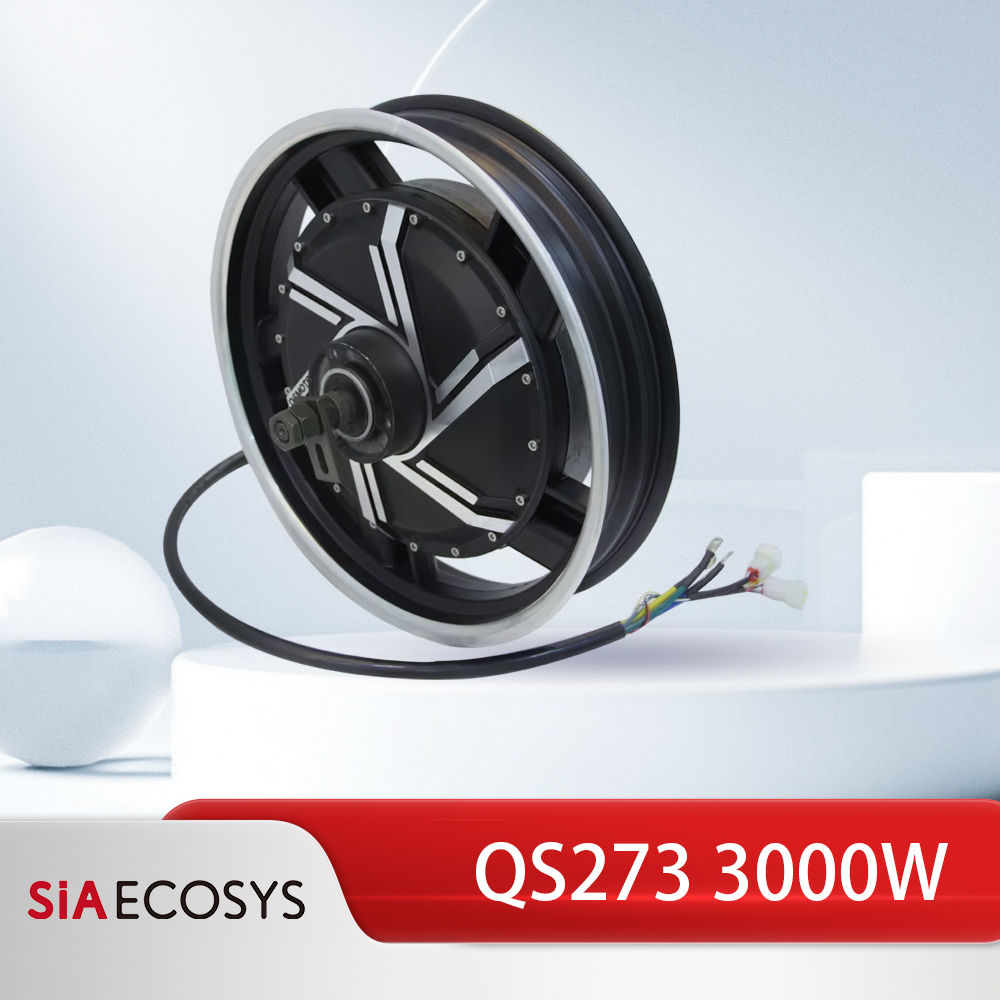 QSMOTOR QS273 17-inch 3000W V3 - 17 Inch Motorcycle Rim Hub Motor 72V recension och pris